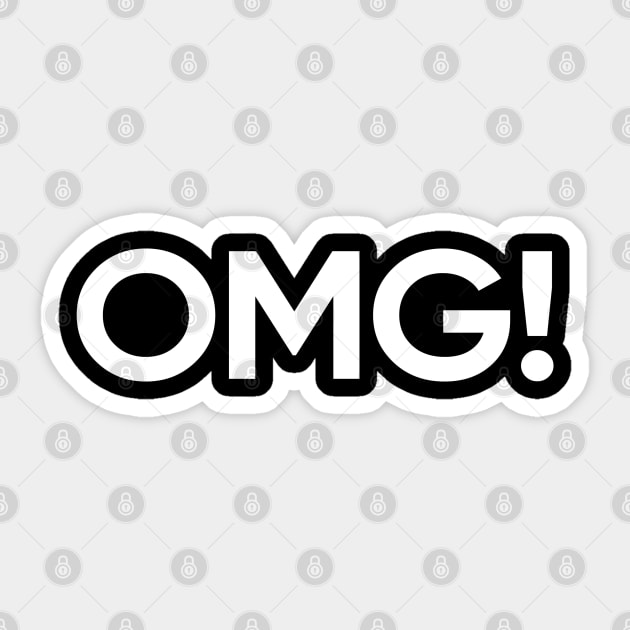OMG - One Word Sticker by EverGreene